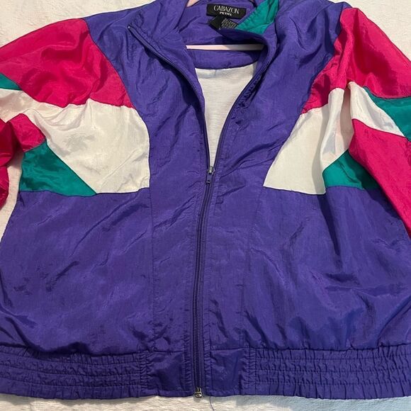Vintage 90s Athleisurewear Colorblock Windbreaker Track Jacket - Picture 2 of 4